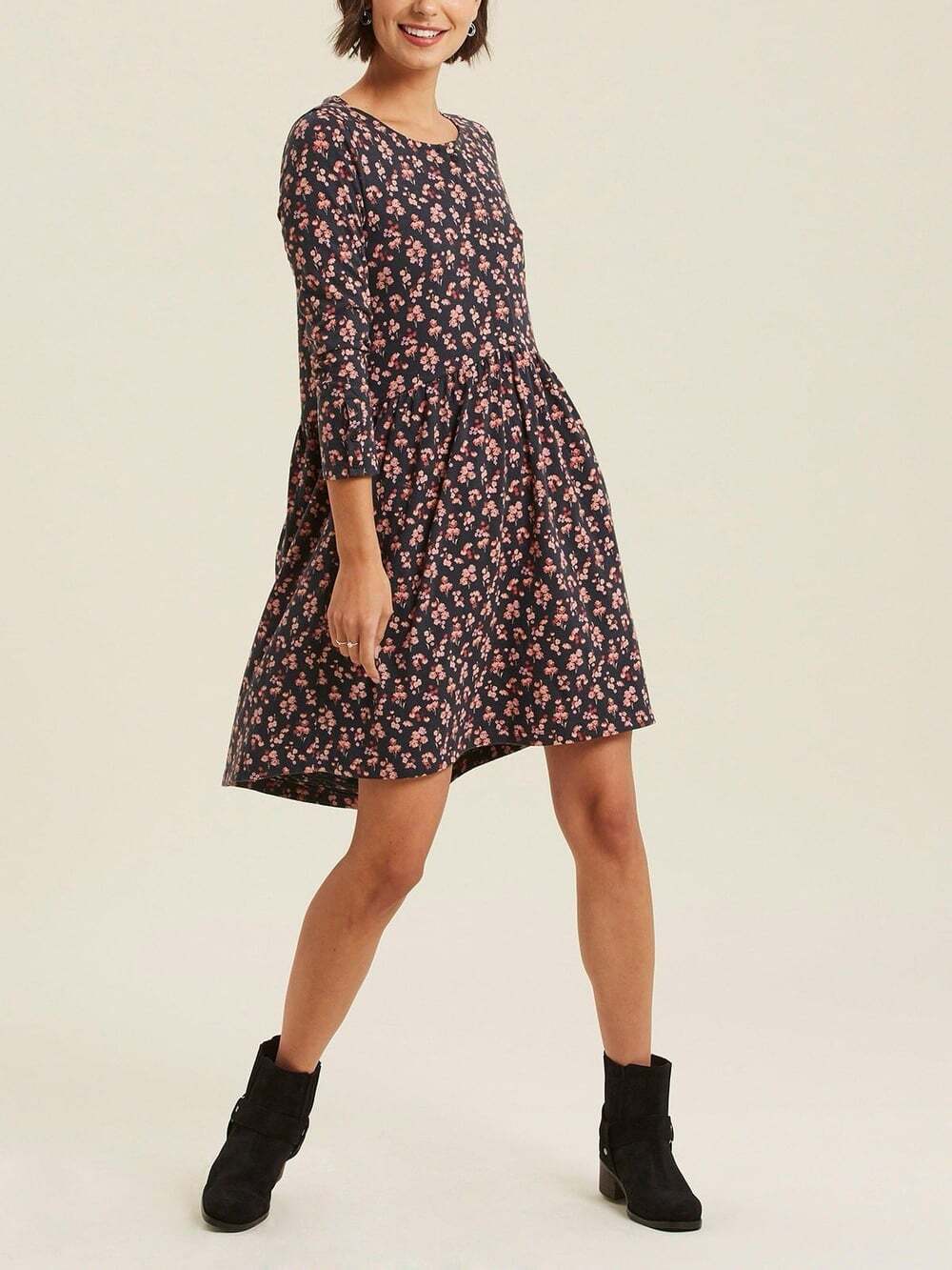 Fat Face Prairie Meadow Dress Floral
